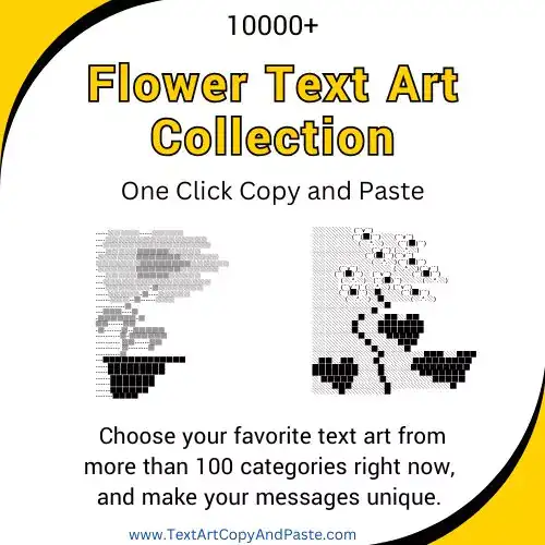 Flower Text Art