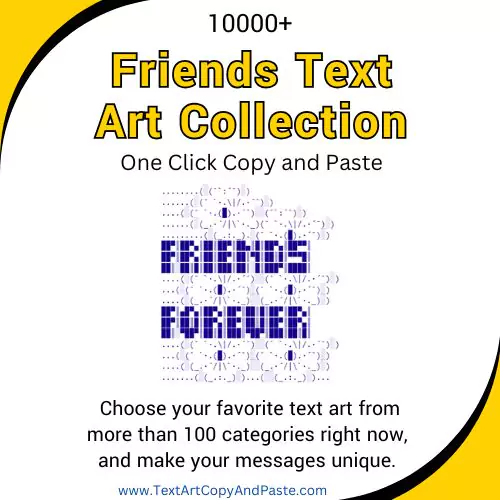 Friends Text Art