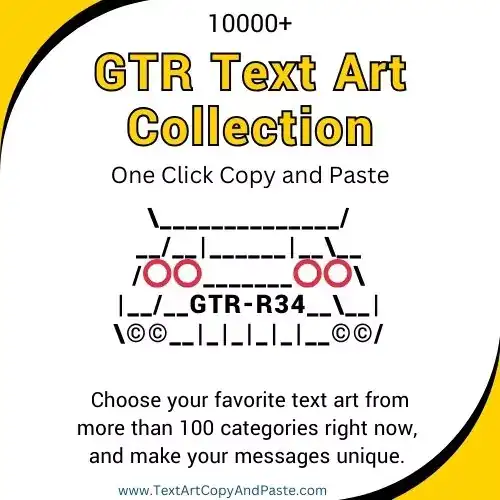 GTR Text Art