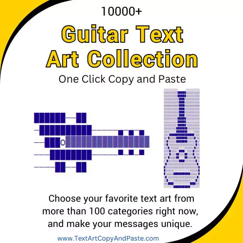 Guitar Text Art