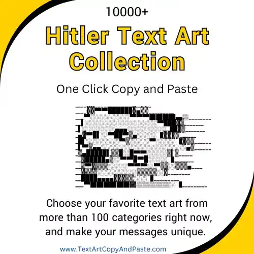 Hitler Text Art