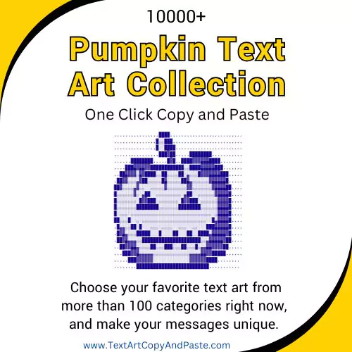 Pumpkin Text Art