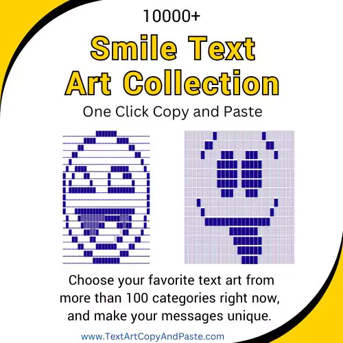 Smile Text Art