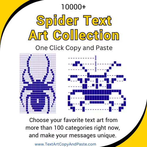 Spider Text Art