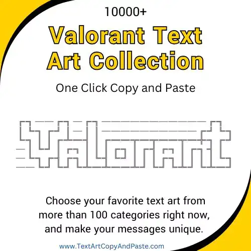 100+ Valorant Text Art Copy And Paste